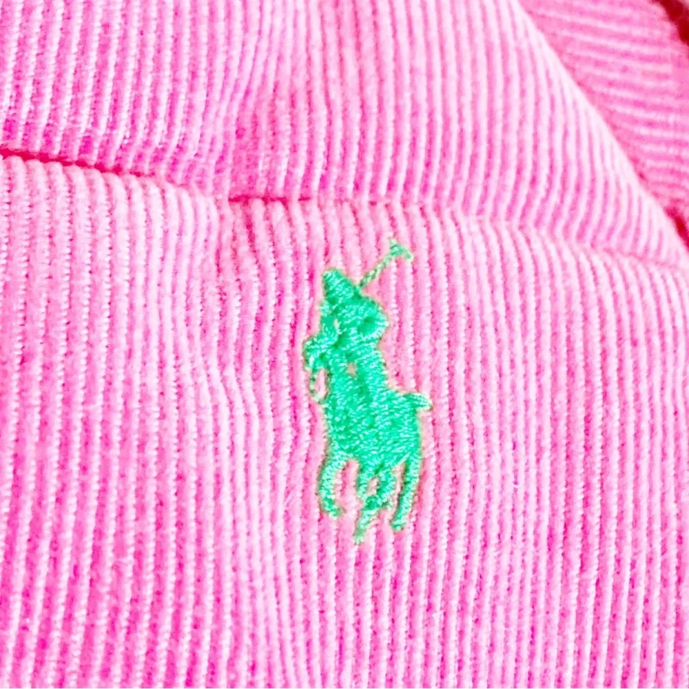 Ralph Lauren One Piece Quilted Thin Waled Corduroy Hood Snowsuit Bunting Lining